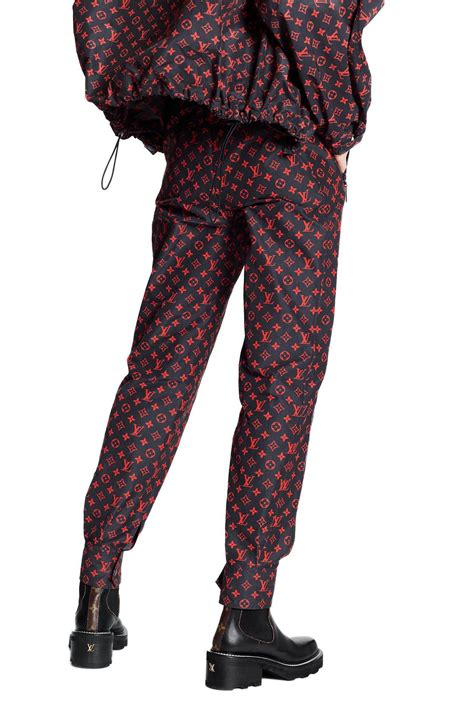 louis vuitton red pants|louis vuitton jogging pants.